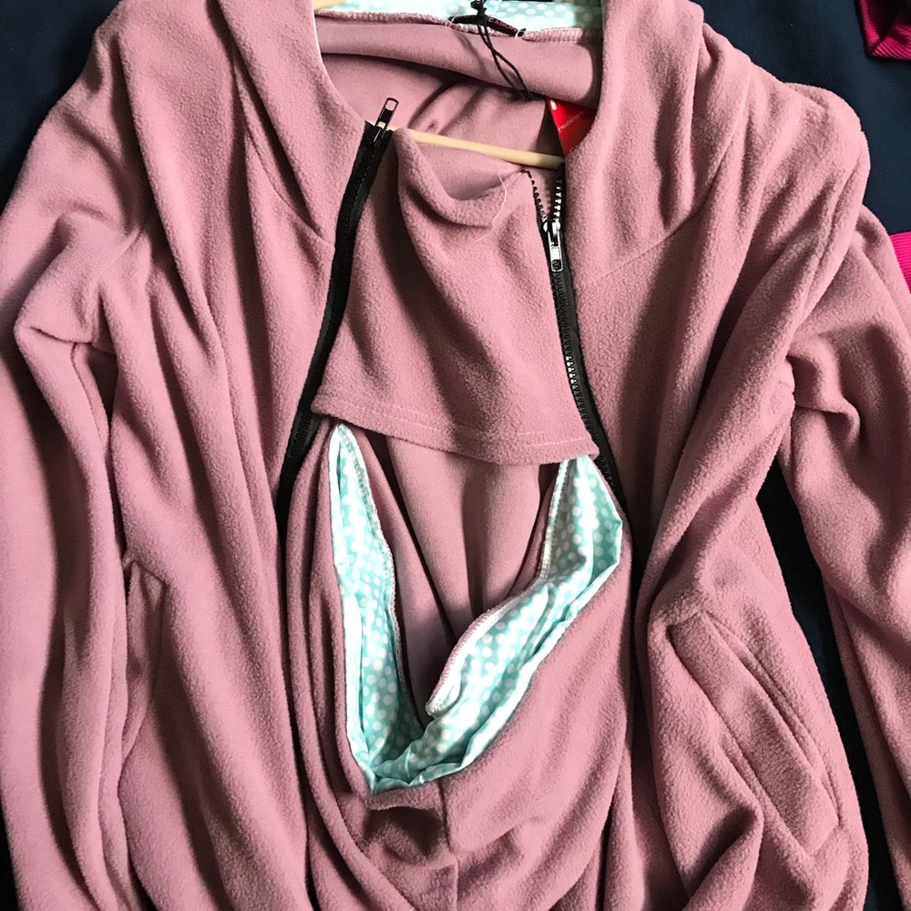 Sweatshirts that hold baby too!